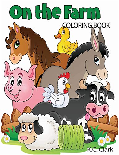 On The Farm Coloring Book [Paperback]