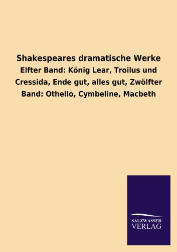 Shakespeares Dramatische Werke [Paperback]