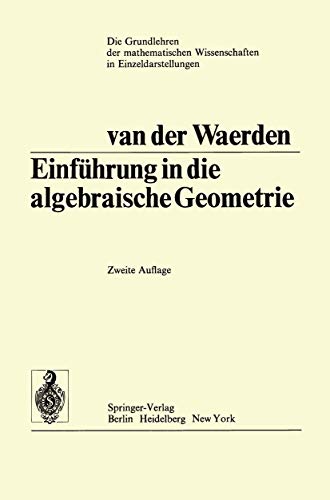 Einfhrung In Die Algebraische Geometrie [Paperback]