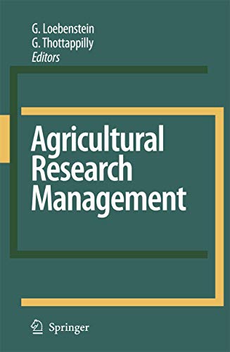 Agricultural Research Management [Paperback]