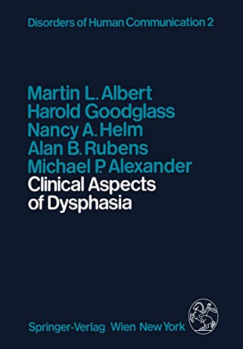 Clinical Aspects of Dysphasia [Paperback]