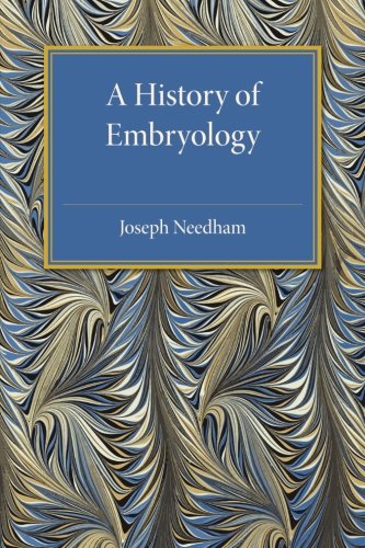 A History of Embryology [Paperback]