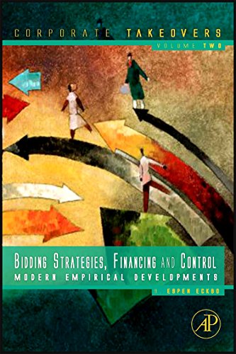 Bidding Strategies, Financing and Control Modern Empirical Developments [Paperback]