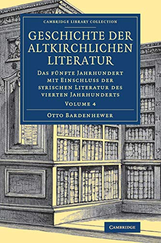 Geschichte der altkirchlichen Literatur [Paperback]