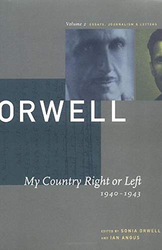 My Country Right or Left 1940-1943 [Paperback]