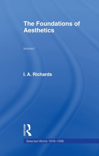 Foundations of Aesthetics Vol 1 [Paperback]