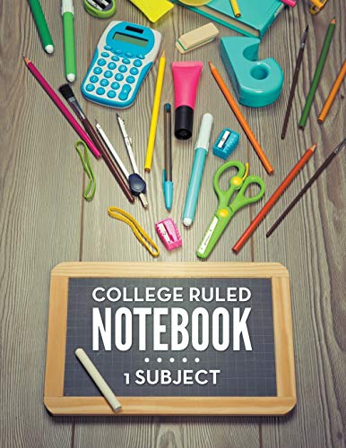 College Ruled Notebook - 1 Subject [Paperback]