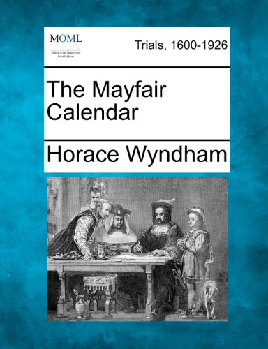 The Mayfair Calendar [Paperback]