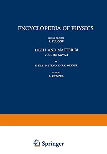 Light and Matter Id / Licht und Materie Id: Infrared and Raman Spectra of Non-Me [Paperback]