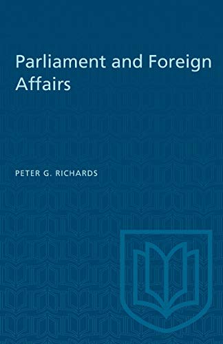 Parliament and Foreign Affairs [Paperback]