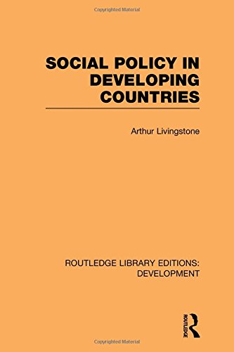 Social Policy in Developing Countries [Hardcover]