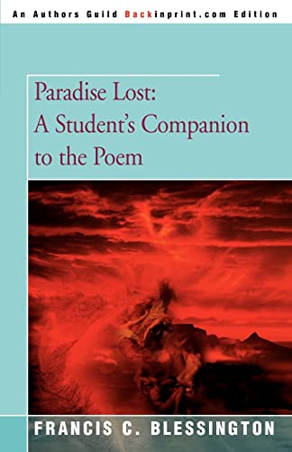 Paradise Lost A Student's Companion To The Poem [Paperback]