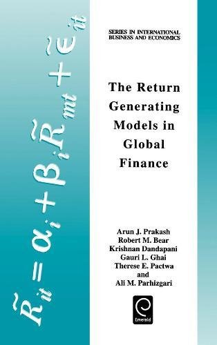 Return Generating Models in Global Finance [Hardcover]