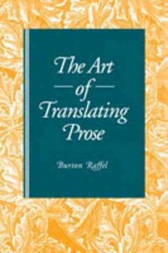 The Art of Translating Prose [Paperback]