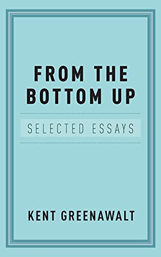 From the Bottom Up Selected Essays [Hardcover]