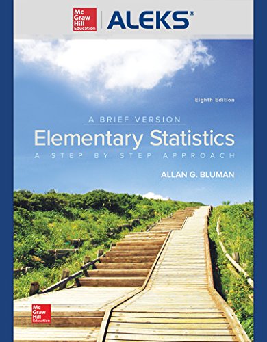 ALEKS 360 Access Card (18 weeks) for Elementary Statistics: A Brief Version