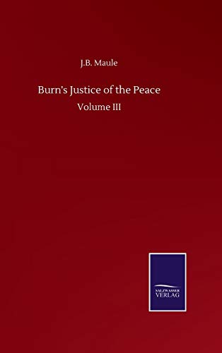 Burn's Justice Of The Peace