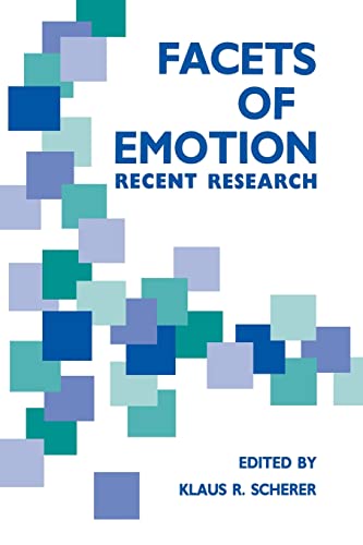 Facets of Emotion Recent Research [Paperback]