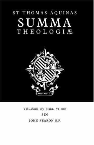 Summa Theologiae Volume 25, Sin 1a2ae. 71-80 [Paperback]