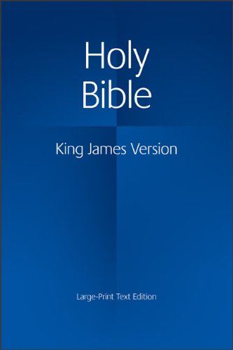 KJV Large Print Text Bible KJ650:T [Hardcover]