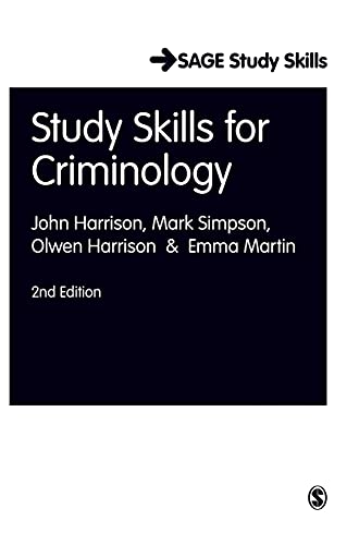 Study Skills for Criminology [Hardcover]