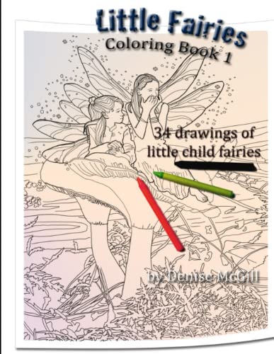 Little Fairies Coloring Book 1 [Paperback]