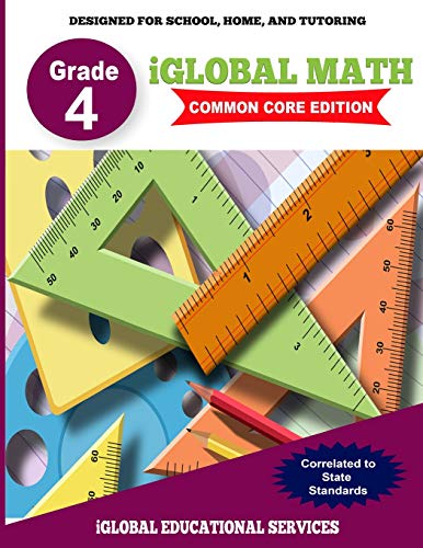 Iglobal Math, Grade 4 Common Core Edition  Poer Practice for School, Home, and [Paperback]