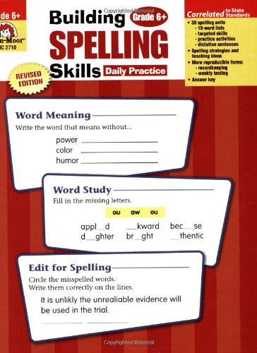 Building Spelling Skills, Grade 6+ [Paperback]