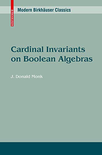 Cardinal Invariants on Boolean Algebras [Paperback]