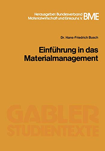 Einfhrung in das Materialmanagement [Paperback]