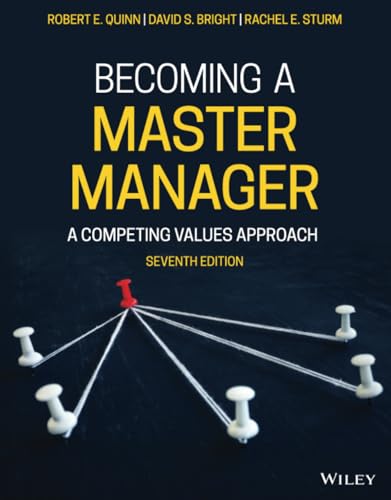 Becoming a Master Manager: A Competing Values Approach [Paperback]