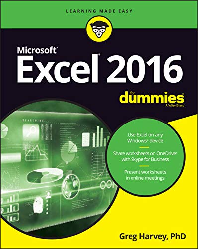 Excel 2016 For Dummies [Paperback]