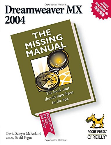 Dreameaver MX 2004 The Missing Manual [Paperback]