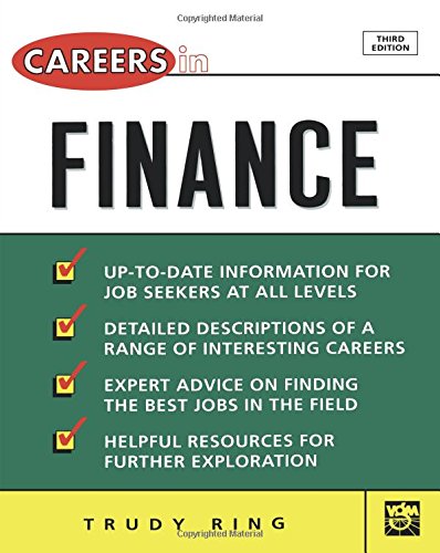 Careers in Finance [Paperback]