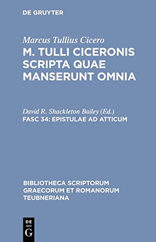 Epistulae ad Atticum, vol. I Libri I-VIII [Hardcover]