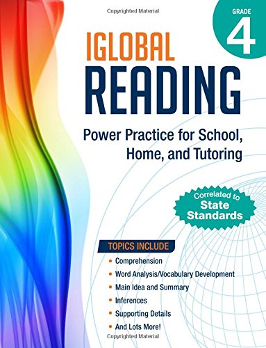 Iglobal Reading, Grade 4 Poer Practice For School, Home, And Tutoring (iglobal [Paperback]