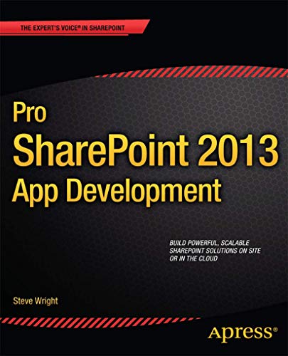 Pro SharePoint 2013 App Development [Paperback]