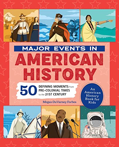 Major Events in American History: 50 Defining Moments from Pre-Colonial Times to [Hardcover]