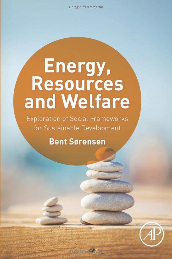 Energy, Resources and Welfare Exploration of Social Frameorks for Sustainable  [Paperback]