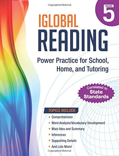 Iglobal Reading, Grade 5 Poer Practice For School, Home, And Tutoring (iglobal [Paperback]