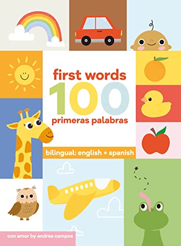 100 First Words + Primeras Palabras [Board book]