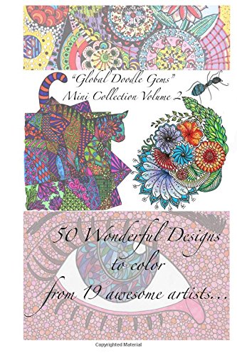 global Doodle Gems  Mini Collection Volume 2  the Ultimate Coloring Book...An  [Paperback]