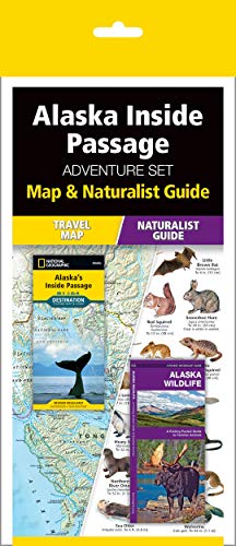 Alaska Inside Passage Adventure Set: Travel Map & Wildlife Guide [Mixed media product]