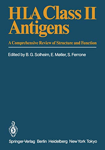 HLA Class II Antigens A Comprehensive Revie of Structure and Function [Paperback]