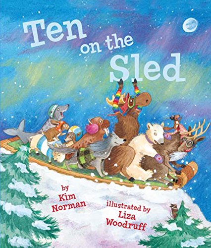 Ten on the Sled [Board book]