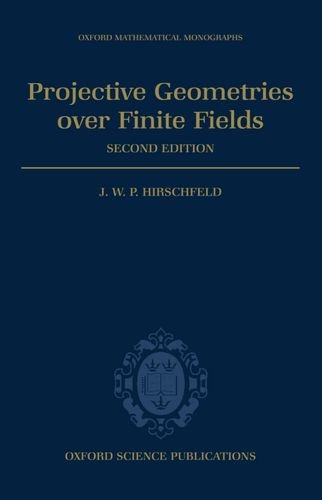 Projective Geometries over Finite Fields [Hardcover]