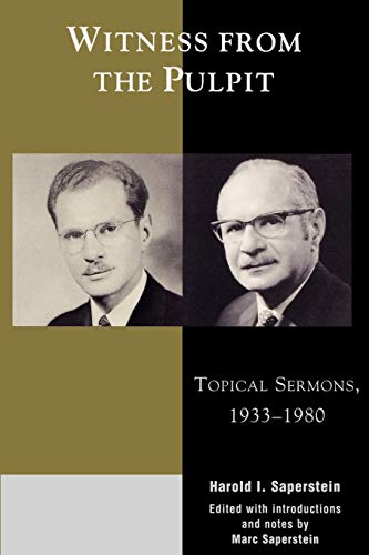 Witness from the Pulpit: Topical Sermons, 1933-1980 [Paperback]