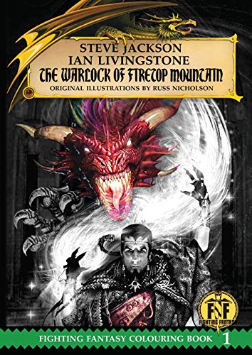 Official Fighting Fantasy Colouring Book 1 The Warlock Of Firetop Mountain (off [Paperback]