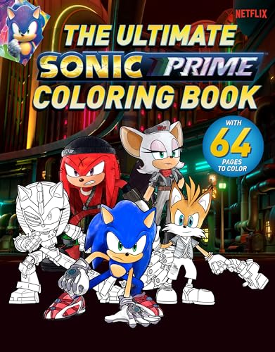 The Ultimate Sonic Prime Coloring Book [Paperback]