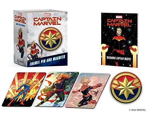 Marvel: Captain Marvel Enamel Pin and Magnets [Paperback]